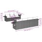 vidaXL 8-tlg. Garten-Sofagarnitur mit Kissen Schwarz Poly Rattan vidaXL 8-tlg. Garten-Sofagarnitur mit Kissen Schwarz Poly Rattan