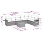 vidaXL 8-tlg. Garten-Sofagarnitur mit Kissen Beige Poly Rattan vidaXL 8-tlg. Garten-Sofagarnitur mit Kissen Beige Poly Rattan