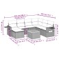 vidaXL 8-tlg. Garten-Sofagarnitur mit Kissen Beige Poly Rattan vidaXL 8-tlg. Garten-Sofagarnitur mit Kissen Beige Poly Rattan