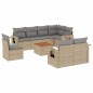 vidaXL 9-tlg. Garten-Sofagarnitur mit Kissen Beige Poly Rattan vidaXL 9-tlg. Garten-Sofagarnitur mit Kissen Beige Poly Rattan