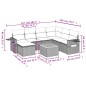 vidaXL 8-tlg. Garten-Sofagarnitur mit Kissen Schwarz Poly Rattan vidaXL 8-tlg. Garten-Sofagarnitur mit Kissen Schwarz Poly Rattan