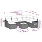 vidaXL 8-tlg. Garten-Sofagarnitur mit Kissen Beige Poly Rattan vidaXL 8-tlg. Garten-Sofagarnitur mit Kissen Beige Poly Rattan