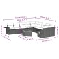 vidaXL 11-tlg. Garten-Sofagarnitur mit Kissen Beige Poly Rattan vidaXL 11-tlg. Garten-Sofagarnitur mit Kissen Beige Poly Rattan