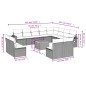 vidaXL 13-tlg. Garten-Sofagarnitur mit Kissen Schwarz Poly Rattan vidaXL 13-tlg. Garten-Sofagarnitur mit Kissen Schwarz Poly Rattan