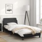 vidaXL Bettgestell mit Kopfteil Schwarz 90x190 cm Kunstleder vidaXL Bettgestell mit Kopfteil Schwarz 90x190 cm Kunstleder