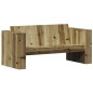 vidaXL Gartensofa 2-Sitzer 134x60x62 cm Kiefernholz Imprägniert vidaXL Gartensofa 2-Sitzer 134x60x62 cm Kiefernholz Imprägniert