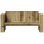 vidaXL Gartensofa 2-Sitzer 134x60x62 cm Kiefernholz Imprägniert vidaXL Gartensofa 2-Sitzer 134x60x62 cm Kiefernholz Imprägniert
