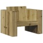 vidaXL Gartensessel 79x60x62 cm Kiefernholz Imprägniert vidaXL Gartensessel 79x60x62 cm Kiefernholz Imprägniert