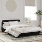 vidaXL Bettgestell mit Kopfteil Schwarz 140x200 cm Samt vidaXL Bettgestell mit Kopfteil Schwarz 140x200 cm Samt
