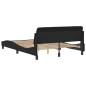 vidaXL Bettgestell mit Kopfteil Schwarz 140x200 cm Samt vidaXL Bettgestell mit Kopfteil Schwarz 140x200 cm Samt