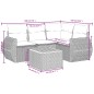 vidaXL 5-tlg. Garten-Sofagarnitur mit Kissen Schwarz Poly Rattan vidaXL 5-tlg. Garten-Sofagarnitur mit Kissen Schwarz Poly Rattan