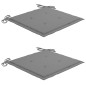 vidaXL Klappbare Gartenstühle 2 Stk. mit Sitzkissen Massivholz Akazie vidaXL Klappbare Gartenstühle 2 Stk. mit Sitzkissen Massivholz Akazie