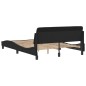vidaXL Bettgestell mit Kopfteil Schwarz 120x200 cm Samt vidaXL Bettgestell mit Kopfteil Schwarz 120x200 cm Samt