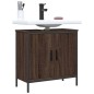 vidaXL Waschbeckenunterschrank Braun Eichen-Optik 60x30x60 cm vidaXL Waschbeckenunterschrank Braun Eichen-Optik 60x30x60 cm