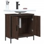 vidaXL Waschbeckenunterschrank Braun Eichen-Optik 60x30x60 cm vidaXL Waschbeckenunterschrank Braun Eichen-Optik 60x30x60 cm