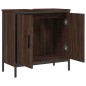 vidaXL Waschbeckenunterschrank Braun Eichen-Optik 60x30x60 cm vidaXL Waschbeckenunterschrank Braun Eichen-Optik 60x30x60 cm