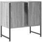 vidaXL Waschbeckenunterschrank Grau Sonoma 60x33x60 cm Holzwerkstoff vidaXL Waschbeckenunterschrank Grau Sonoma 60x33x60 cm Holzwerkstoff