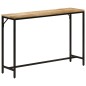 vidaXL Konsolentisch 110x30x75 cm Raues Massivholz Mango und Eisen vidaXL Konsolentisch 110x30x75 cm Raues Massivholz Mango und Eisen