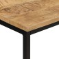 vidaXL Konsolentisch 110x30x75 cm Raues Massivholz Mango und Eisen vidaXL Konsolentisch 110x30x75 cm Raues Massivholz Mango und Eisen
