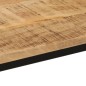 vidaXL Konsolentisch 110x30x75 cm Raues Massivholz Mango und Eisen vidaXL Konsolentisch 110x30x75 cm Raues Massivholz Mango und Eisen