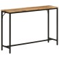 vidaXL Konsolentisch 110x30x75 cm Raues Massivholz Mango und Eisen vidaXL Konsolentisch 110x30x75 cm Raues Massivholz Mango und Eisen