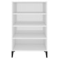 vidaXL Sideboard Hochglanz-Weiß 57x35x90 cm Holzwerkstoff vidaXL Sideboard Hochglanz-Weiß 57x35x90 cm Holzwerkstoff