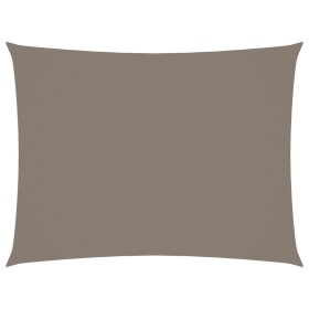 vidaXL Sonnensegel Oxford-Gewebe Rechteckig 2,5x3,5 m Taupe