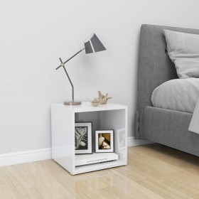 vidaXL TV-Schrank Hochglanz-Weiß 37x35x37 cm Holzwerkstoff