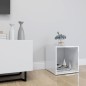 vidaXL TV-Schrank Hochglanz-Weiß 37x35x37 cm Holzwerkstoff vidaXL TV-Schrank Hochglanz-Weiß 37x35x37 cm Holzwerkstoff