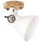 vidaXL Wand-/Deckenlampen Industriestil 2 Stk. Weiß 20x25 cm E27 vidaXL Wand-/Deckenlampen Industriestil 2 Stk. Weiß 20x25 cm E27