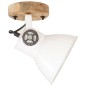 vidaXL Wand-/Deckenlampen Industriestil 2 Stk. Weiß 20x25 cm E27 vidaXL Wand-/Deckenlampen Industriestil 2 Stk. Weiß 20x25 cm E27