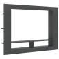 vidaXL TV-Schrank Grau 152x22x113 cm Holzwerkstoff vidaXL TV-Schrank Grau 152x22x113 cm Holzwerkstoff