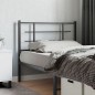 vidaXL Kopfteil Metall Schwarz 107 cm vidaXL Kopfteil Metall Schwarz 107 cm