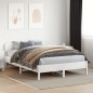vidaXL Kopfteil Weiß 160 cm Massivholz Kiefer