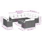 vidaXL 13-tlg. Garten-Sofagarnitur mit Kissen Beige Poly Rattan vidaXL 13-tlg. Garten-Sofagarnitur mit Kissen Beige Poly Rattan