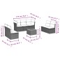 vidaXL 8-tlg. Garten-Sofagarnitur mit Kissen Beige Poly Rattan vidaXL 8-tlg. Garten-Sofagarnitur mit Kissen Beige Poly Rattan