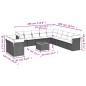 vidaXL 12-tlg. Garten-Sofagarnitur mit Kissen Beige Poly Rattan vidaXL 12-tlg. Garten-Sofagarnitur mit Kissen Beige Poly Rattan