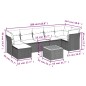 vidaXL 8-tlg. Garten-Sofagarnitur mit Kissen Beige Poly Rattan vidaXL 8-tlg. Garten-Sofagarnitur mit Kissen Beige Poly Rattan