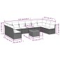 vidaXL 11-tlg. Garten-Sofagarnitur mit Kissen Beige Poly Rattan vidaXL 11-tlg. Garten-Sofagarnitur mit Kissen Beige Poly Rattan