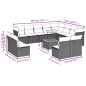 vidaXL 13-tlg. Garten-Sofagarnitur mit Kissen Schwarz Poly Rattan vidaXL 13-tlg. Garten-Sofagarnitur mit Kissen Schwarz Poly Rattan