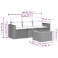 vidaXL 4-tlg. Garten-Sofagarnitur mit Kissen Schwarz Poly Rattan vidaXL 4-tlg. Garten-Sofagarnitur mit Kissen Schwarz Poly Rattan