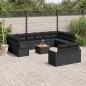 vidaXL 13-tlg. Garten-Sofagarnitur mit Kissen Schwarz Poly Rattan vidaXL 13-tlg. Garten-Sofagarnitur mit Kissen Schwarz Poly Rattan