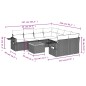 vidaXL 9-tlg. Garten-Sofagarnitur mit Kissen Schwarz Poly Rattan vidaXL 9-tlg. Garten-Sofagarnitur mit Kissen Schwarz Poly Rattan