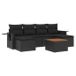 vidaXL 7-tlg. Garten-Sofagarnitur mit Kissen Schwarz Poly Rattan vidaXL 7-tlg. Garten-Sofagarnitur mit Kissen Schwarz Poly Rattan