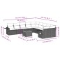 vidaXL 11-tlg. Garten-Sofagarnitur mit Kissen Grau Poly Rattan vidaXL 11-tlg. Garten-Sofagarnitur mit Kissen Grau Poly Rattan