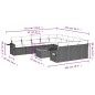 vidaXL 12-tlg. Garten-Sofagarnitur mit Kissen Grau Poly Rattan vidaXL 12-tlg. Garten-Sofagarnitur mit Kissen Grau Poly Rattan