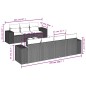 vidaXL 8-tlg. Garten-Sofagarnitur mit Kissen Schwarz Poly Rattan vidaXL 8-tlg. Garten-Sofagarnitur mit Kissen Schwarz Poly Rattan