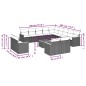 vidaXL 14-tlg. Garten-Sofagarnitur mit Kissen Beige Poly Rattan vidaXL 14-tlg. Garten-Sofagarnitur mit Kissen Beige Poly Rattan