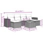 vidaXL 7-tlg. Garten-Sofagarnitur mit Kissen Beige Poly Rattan vidaXL 7-tlg. Garten-Sofagarnitur mit Kissen Beige Poly Rattan