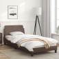 vidaXL Bettgestell mit Kopfteil Braun 80x200 cm Kunstleder vidaXL Bettgestell mit Kopfteil Braun 80x200 cm Kunstleder